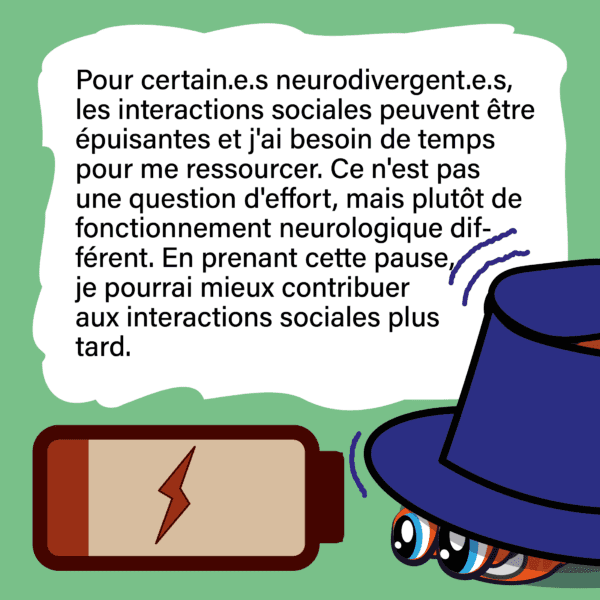 Support visuel verso de l'orage coloré avec 3 tips version neurodivergent.e.s