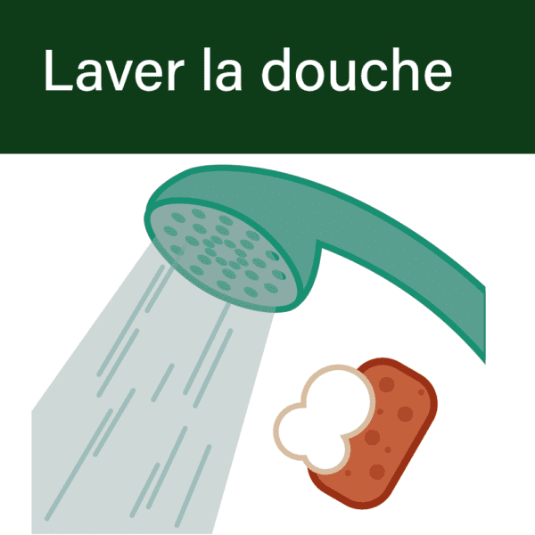 Pictogramme - laver la douche