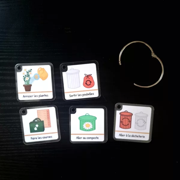 Pack pictogramme Tâches extérieur - aimanté