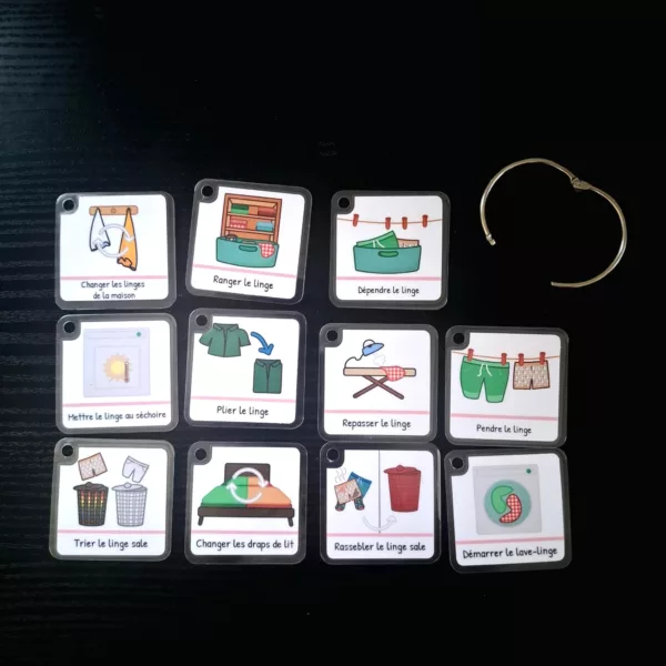 Pack pictogramme Lessive - aimanté