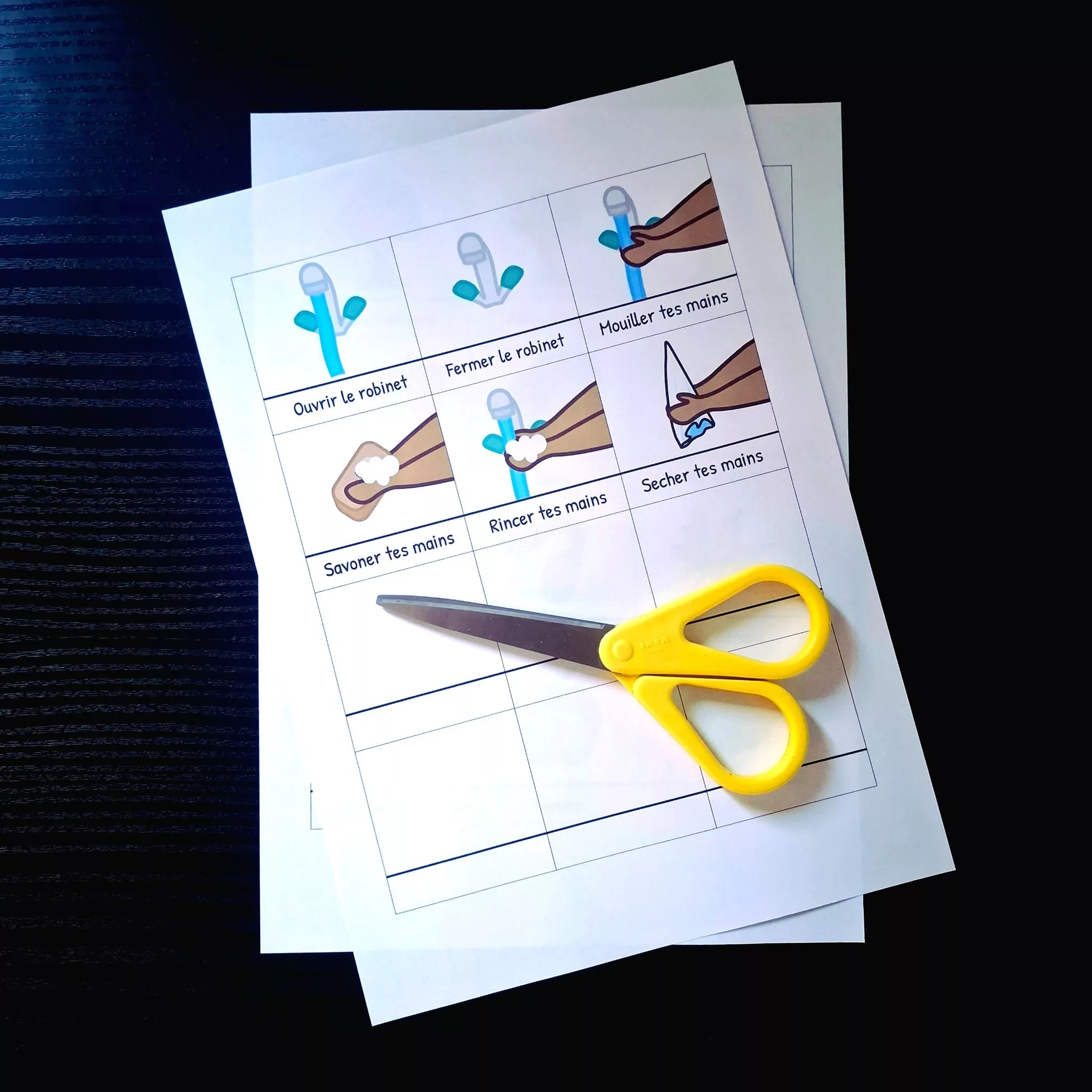 Pack pictogramme - Se laver les mains