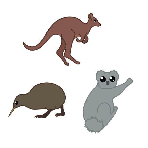 Pictogrammes Animaux Australien