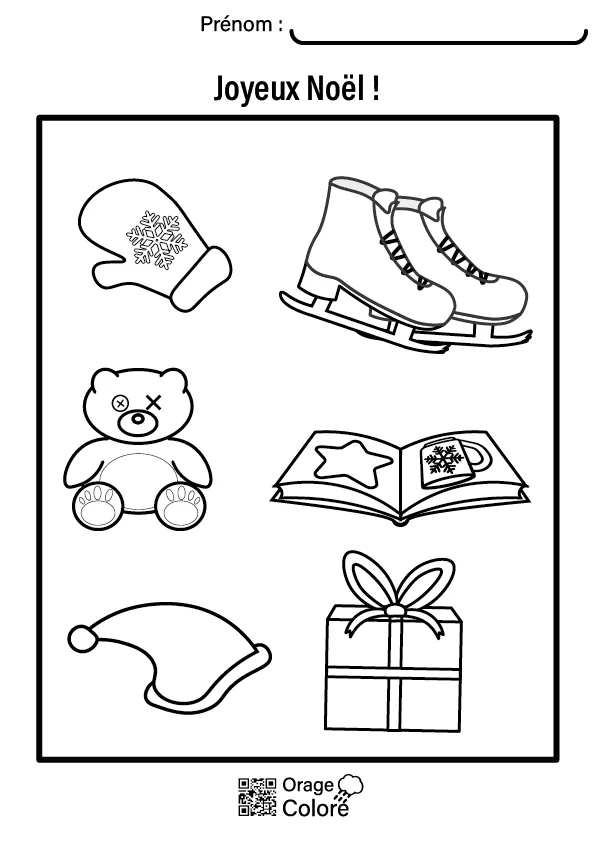 Coloriages Noël 2024- PDF – Image 4
