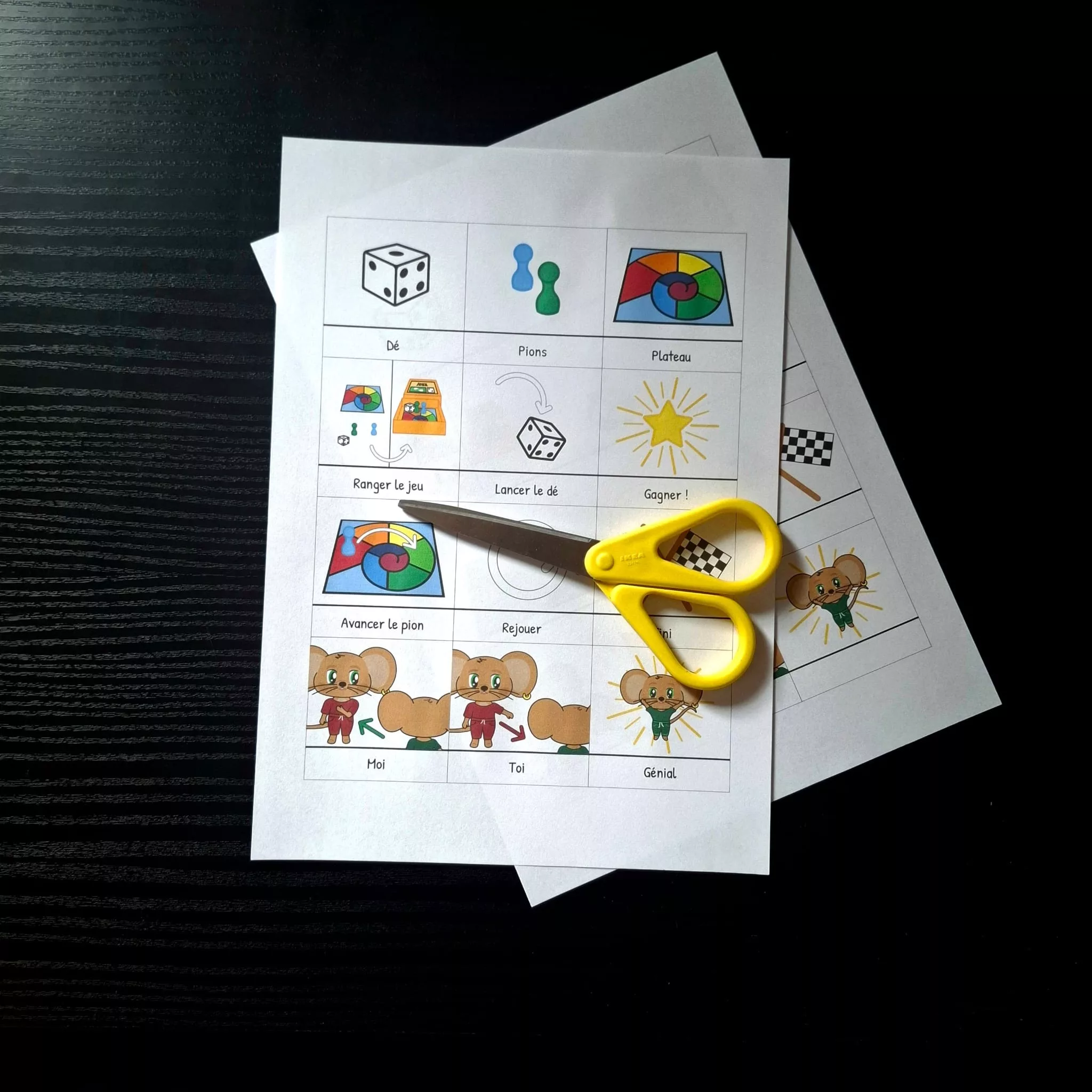 Pictogramme jeux de société