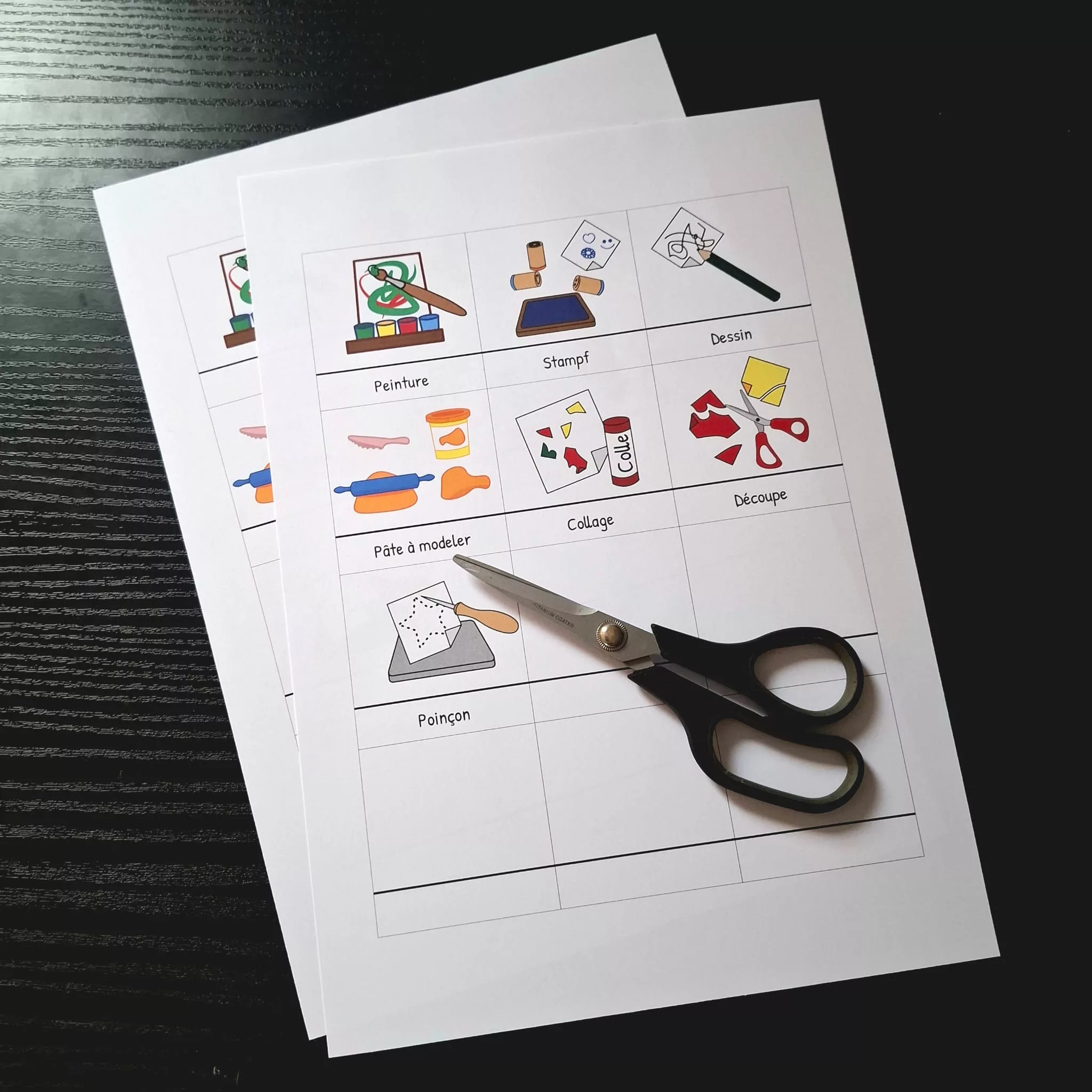 Pack - Pictogramme Loisirs Créatifs et Sensoriels