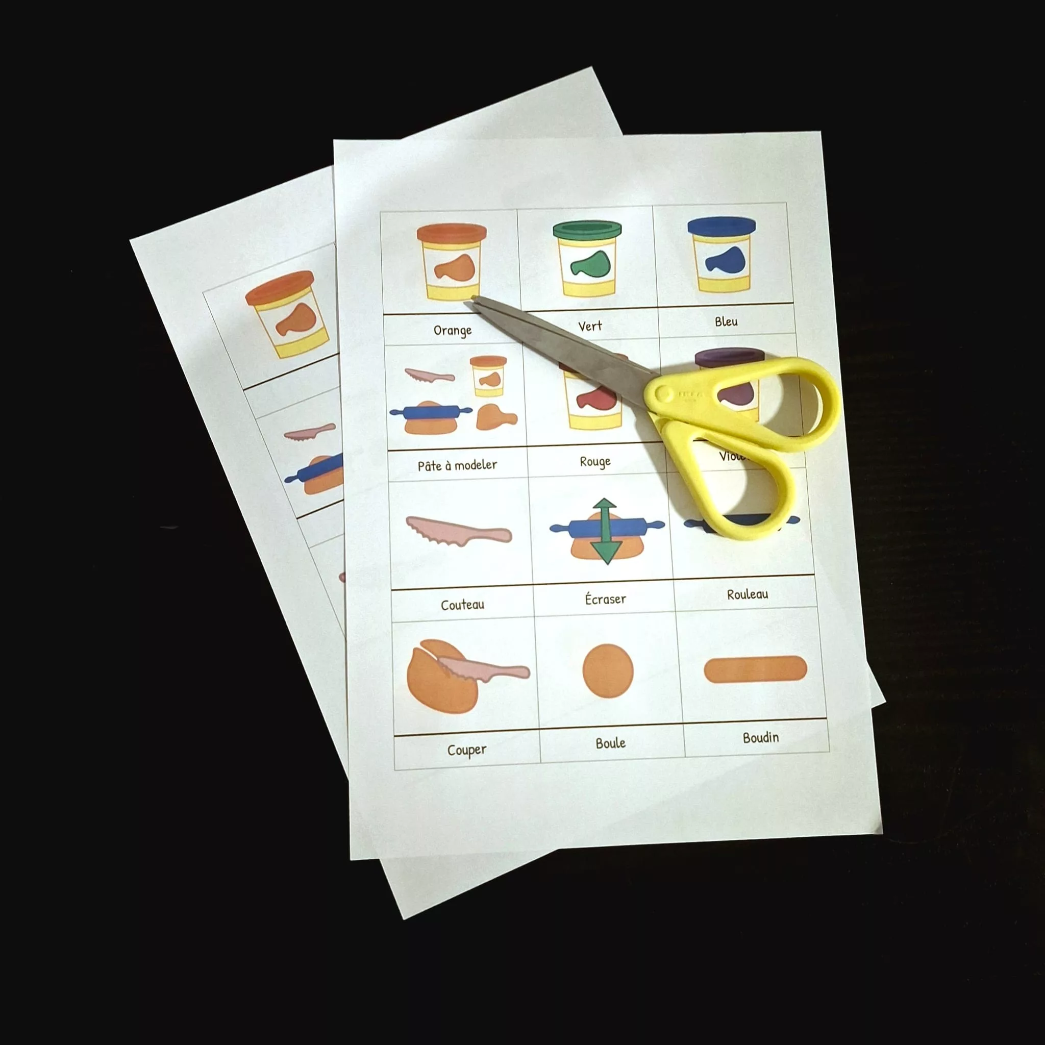 pictogramme pâte à modeler pictogramme