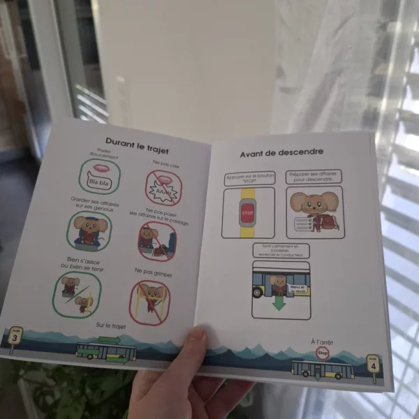 Carnet d'habilité social et jeux - en Bus - Physique