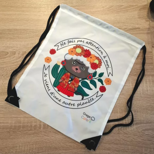 sac à cordon edna citation Krida kahlo