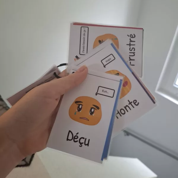 Identifier ses émotions jeux de carte