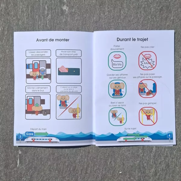 Prendre le train avec Rémis - Carnet de règle en train - Et jeux - Papier – Image 2