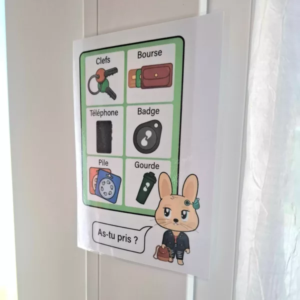Pense-bête Mirabelle – pour porte d’entrée