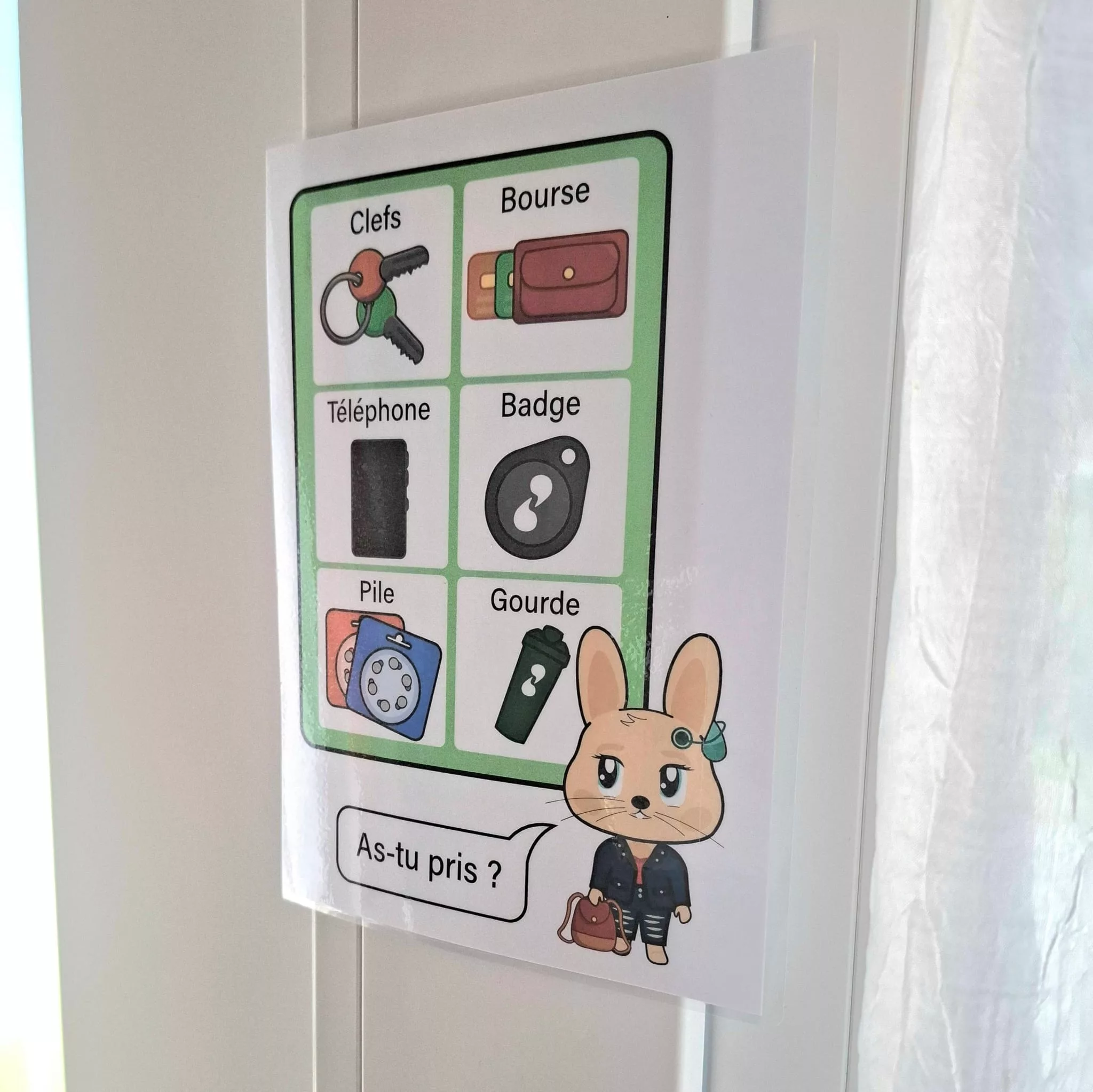 Pense-bête Mirabelle – pour porte d’entrée