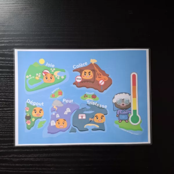 Carte des Émotions - plastifié A4