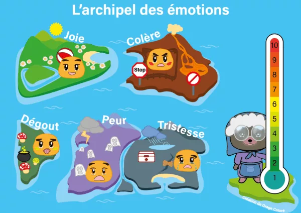 Carte des Émotions - plastifié A4