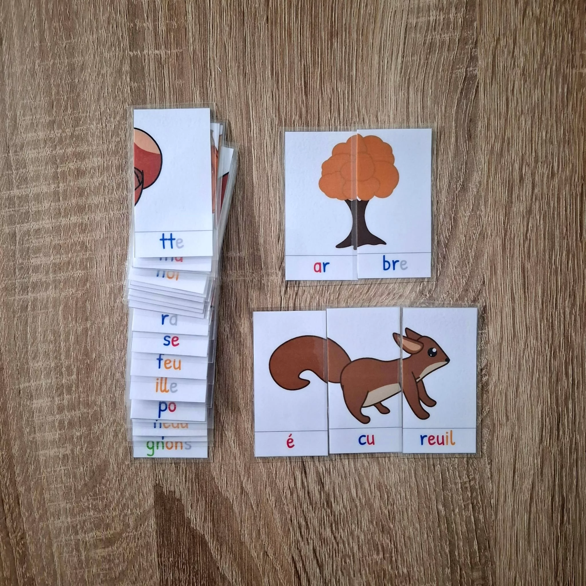 Puzzle syllabique d’automne