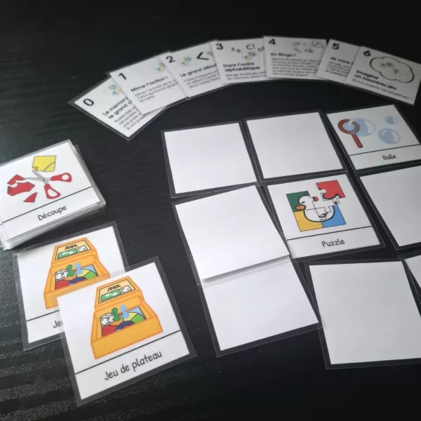 jeux et activité memory