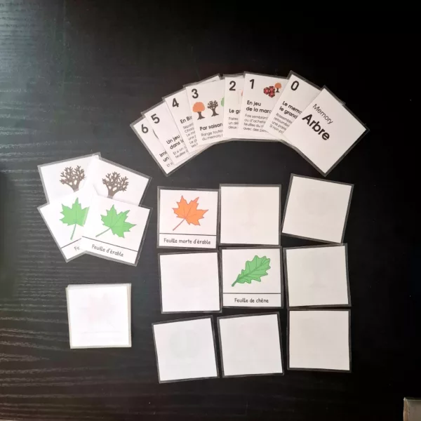 memory arbre à imprimer