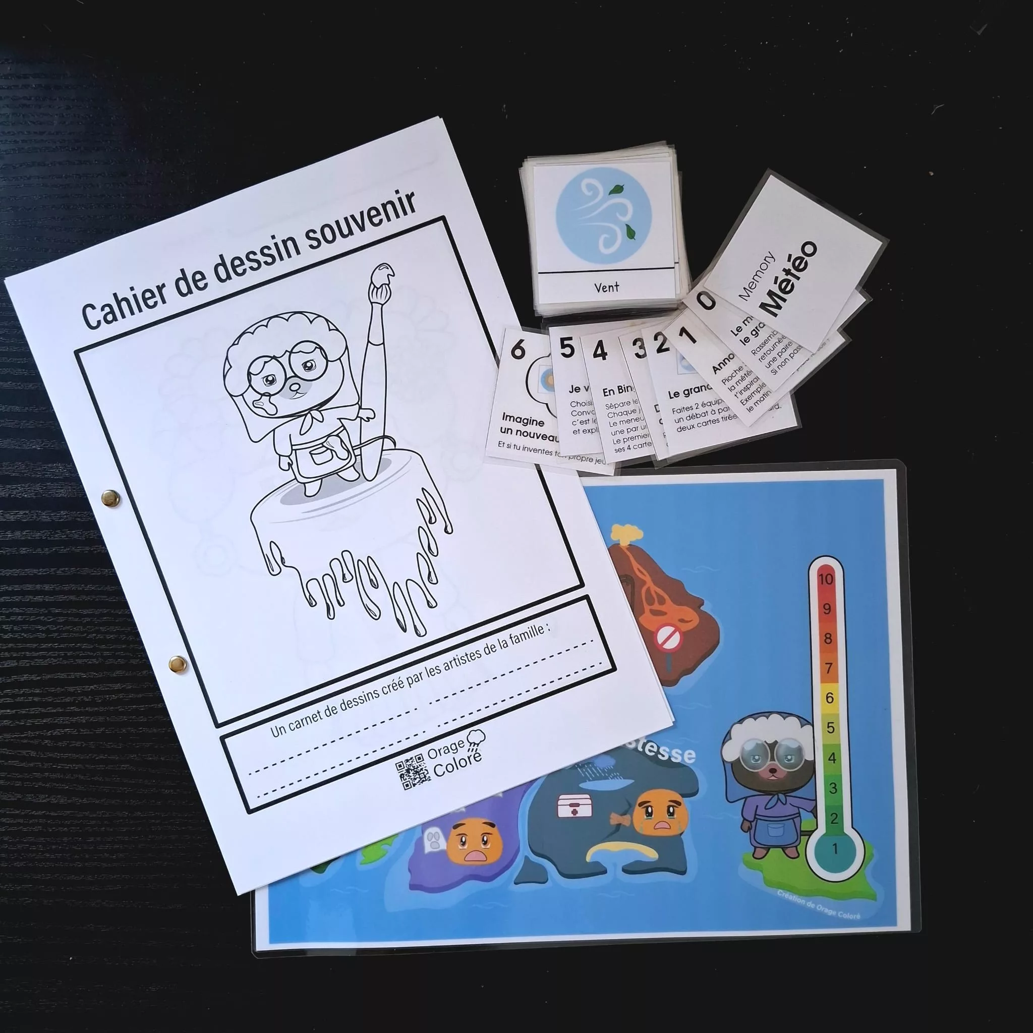 Abonnement souvenir Coloré