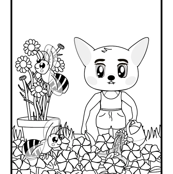 Coloriage de Mars PDF