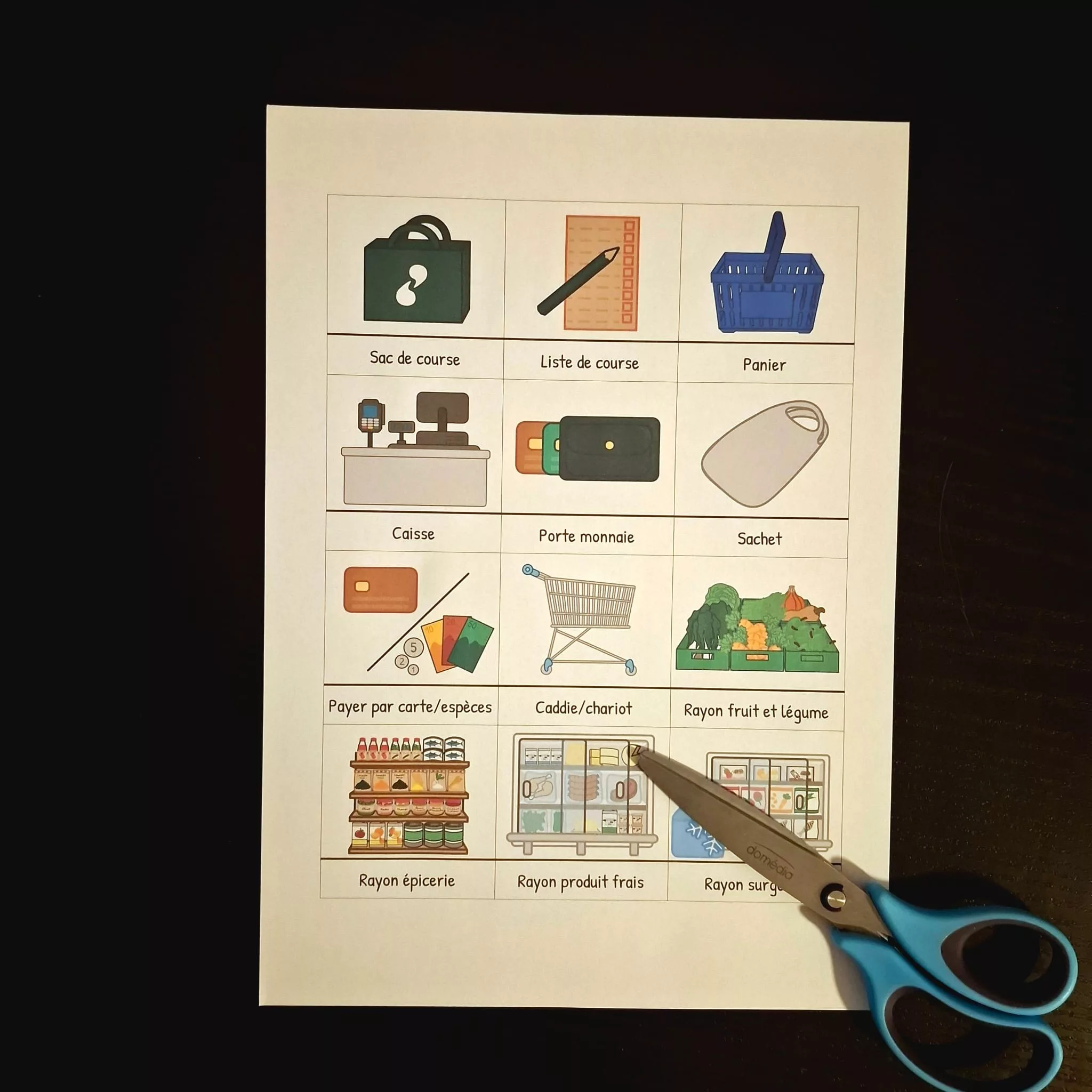 pack pictogramme supermarché