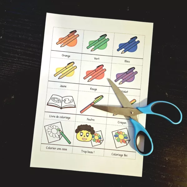 Pictogrammes coloriage