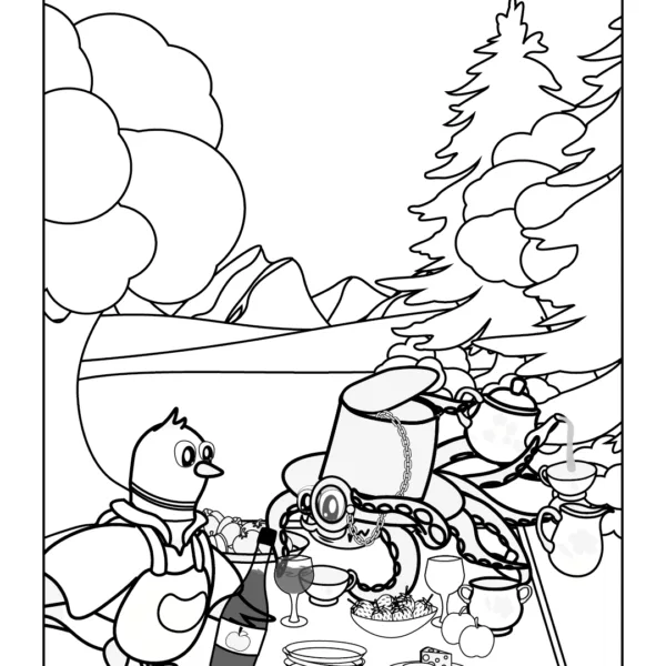 Coloriage été à imprimer