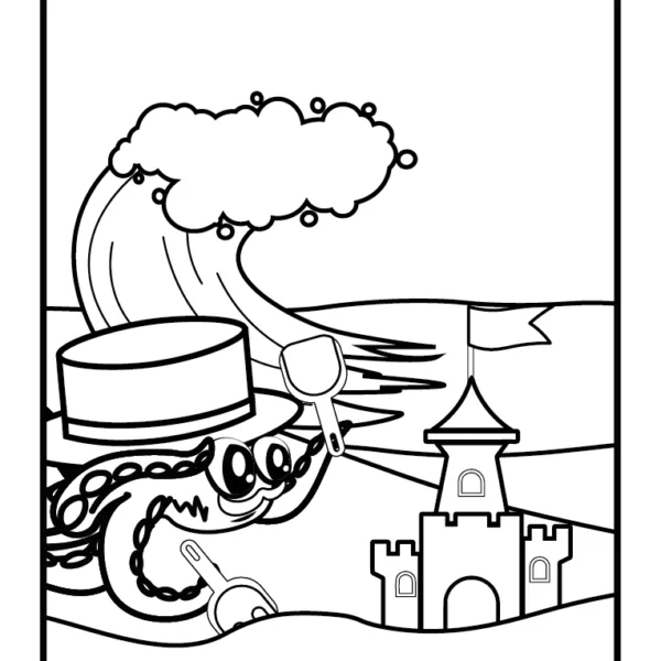Coloriage Juillet à imprimer